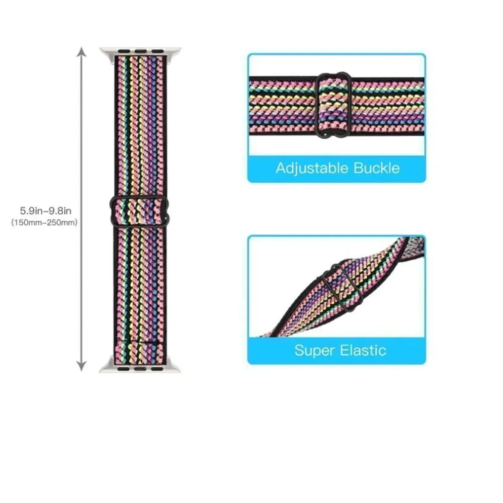 Colorful Stretchy Loop Band for Apple Watch - Picture 2 of 4
